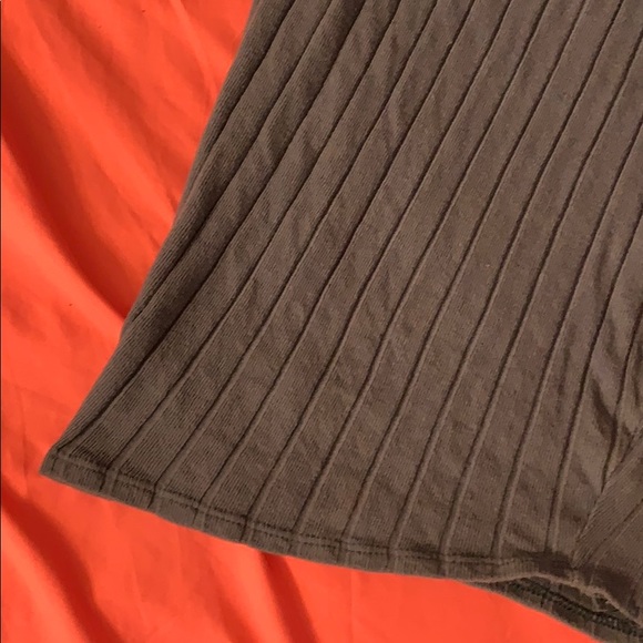 Ribbed Cutout T-Back Detail Bodycon Midi Dress - Picture 3 of 6